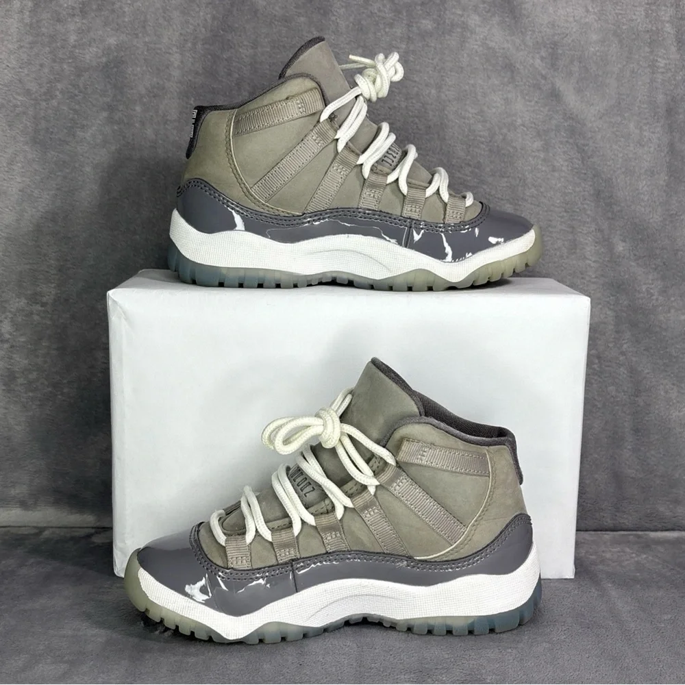 Nike Air Jordan 11 Retro Cool Grey Toddler 11C Sneakers 378039-005